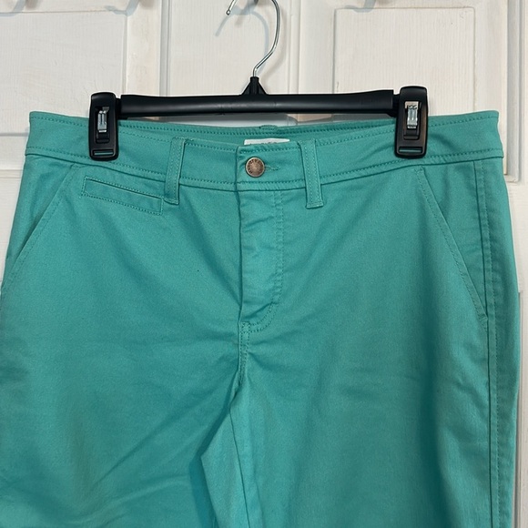 Market & Spruce seafoam green Capri size 10 - Picture 3 of 4